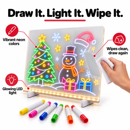 Glow Drawing Board for Kids